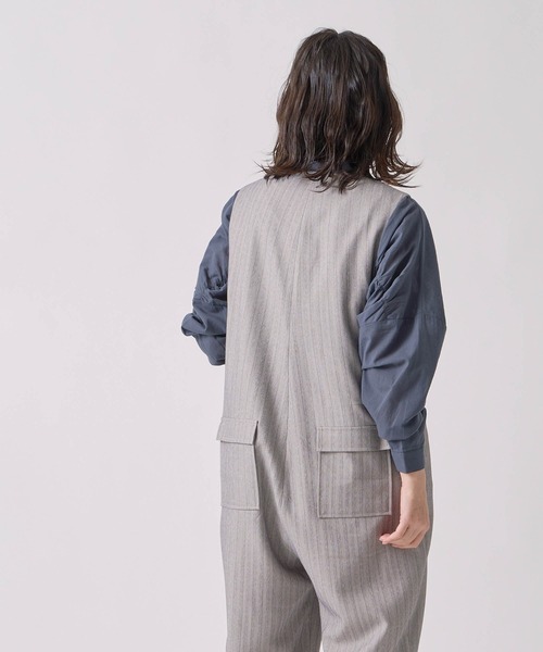 Kelen(ケレン)の「「KELEN / ケレン」ヘリンボーンVネックサロペット(その他パンツ・レディース・ベージュ/チャコールグレー/グレー・S/M)」の13枚目の写真