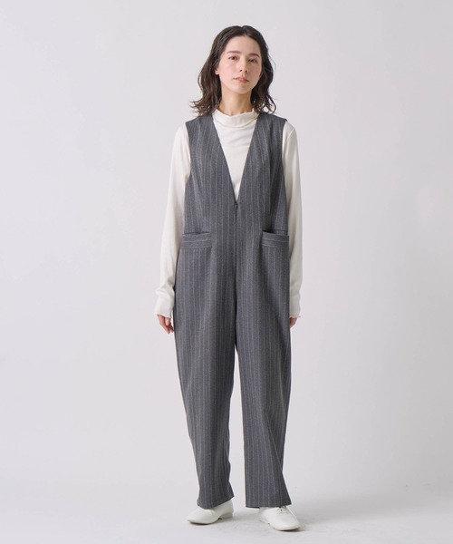 Kelen(ケレン)の「「KELEN / ケレン」ヘリンボーンVネックサロペット(その他パンツ・レディース・ベージュ/チャコールグレー/グレー・S/M)」の16枚目の写真