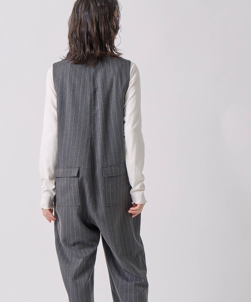 Kelen(ケレン)の「「KELEN / ケレン」ヘリンボーンVネックサロペット(その他パンツ・レディース・ベージュ/チャコールグレー/グレー・S/M)」の18枚目の写真