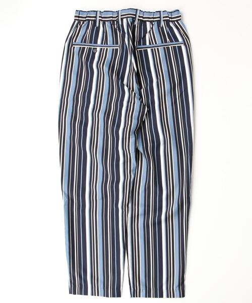 superNova.(スーパーノヴァ)の「superNova./スーパーノヴァ Utility trouser-Polyester stripe トラウザー 秋服 冬服(その他パンツ・メンズ・ネイビー・M/S)」の8枚目の写真