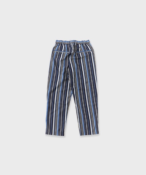 superNova.(スーパーノヴァ)の「superNova./スーパーノヴァ Utility trouser-Polyester stripe トラウザー 秋服 冬服(その他パンツ・メンズ・ネイビー・M/S)」の2枚目の写真