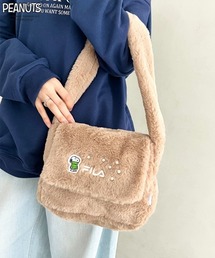 FILA | FILA(フィラ)/PEANUTSコラボ スヌーピー フェイクファー ミニ ショルダーバッグ(ショルダーバッグ)