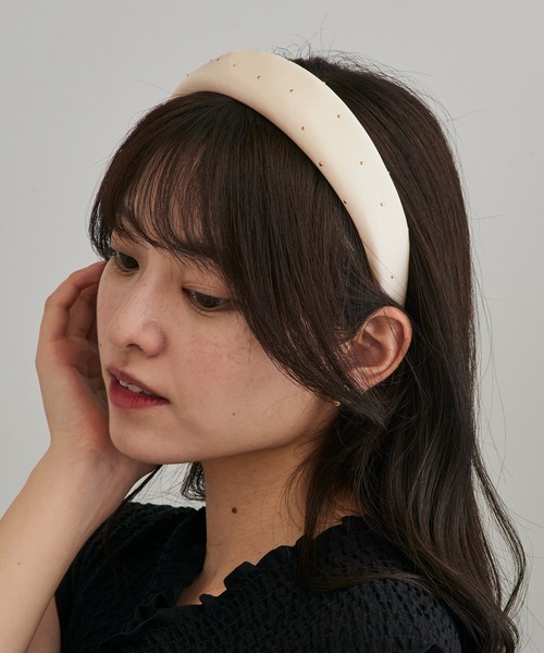 セール】【MAGASIN DE MODE Chou Chou】ドット柄 カチューシャ 水玉