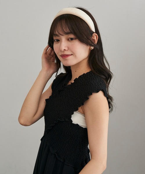 人気♬カチューシャ セール】【MAGASIN DE MODE Chou Chou】ドット柄 カチューシャ 水玉