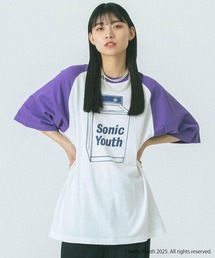 (CREOLME)SONIC YOUTH RAGLAN TEE