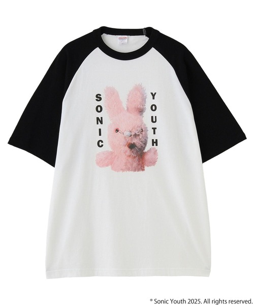 セール】(CREOLME)SONIC YOUTH RAGLAN TEE（Tシャツ/カットソー