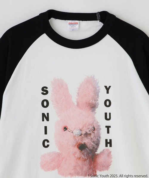 tシャツ (CREOLME)SONIC YOUTH RAGLAN TEE レディース セール】(CREOLME)SONIC YOUTH RAGLAN TEE（Tシャツ/カットソー
