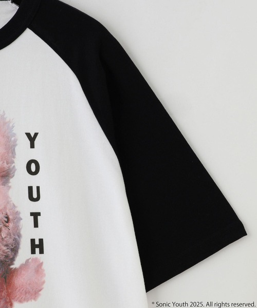 tシャツ (CREOLME)SONIC YOUTH RAGLAN TEE レディース セール】(CREOLME)SONIC YOUTH RAGLAN TEE（Tシャツ/カットソー