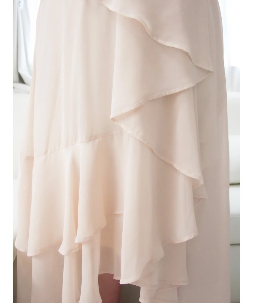 Re-J&SUPURE(リジェイアンドスプル)の「【大きいサイズ】【Kannaコラボ】シフォンラッフルスカート(スカート・レディース・ブラック/ベージュ・XX-LARGE/XXX-LARGE/XXXX-LARGE)」の21枚目の写真