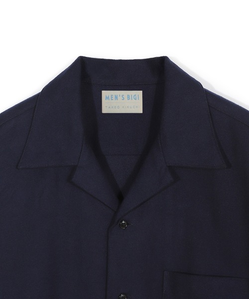MEN'S BIGI（メンズビギ）の「【50th Anniv . 菊池武夫】COTTON FLANNEL SHIRTS（シャツ/ブラウス・メンズ・ネイビー・02/01）」の2枚目の写真