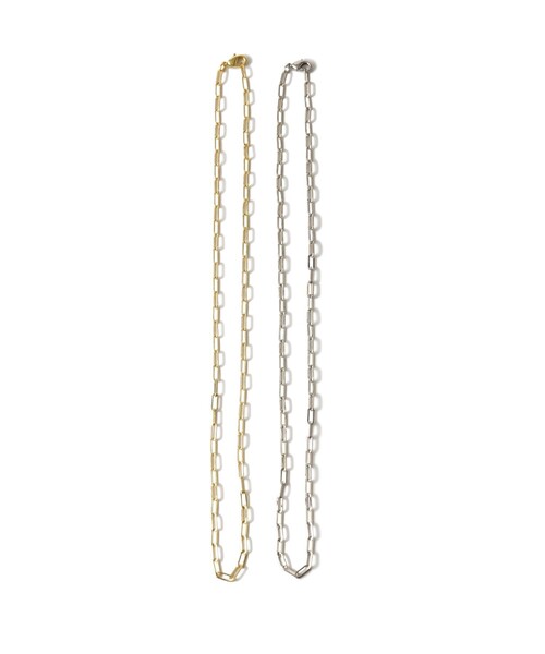 Subciety(サブサエティ)の「Square chain necklace(ネックレス・メンズ・シルバー/ゴールド・FREE)」の14枚目の写真