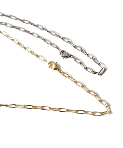Subciety(サブサエティ)の「Square chain necklace(ネックレス・メンズ・シルバー/ゴールド・FREE)」の15枚目の写真