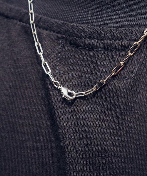 Subciety(サブサエティ)の「Square chain necklace(ネックレス・メンズ・シルバー/ゴールド・FREE)」の18枚目の写真