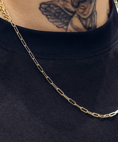 Subciety(サブサエティ)の「Square chain necklace(ネックレス・メンズ・シルバー/ゴールド・FREE)」の20枚目の写真