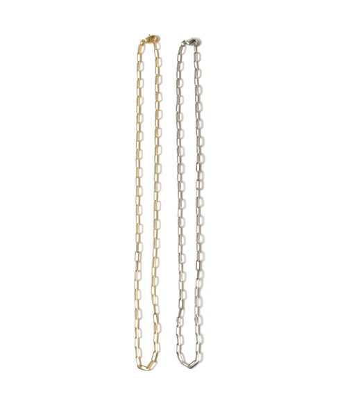 Subciety（サブサエティ）の「Square chain necklace（ネックレス・メンズ・シルバー/ゴールド・FREE）」の7枚目の写真