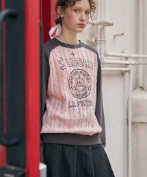 LARTIGENT（ラーティゼン）の「L5 CABLE SWEATSHIRT（スウェット）」