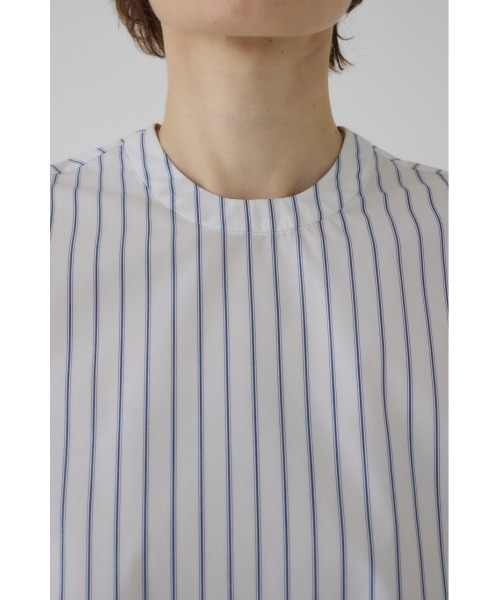 RIM.ARK(リムアーク)の「Drawstring big tops ドロストリングビッグトップス(Tシャツ/カットソー・レディース・ライトグリーン/ホワイト/マルチ/ネイビー・FREE)」の21枚目の写真