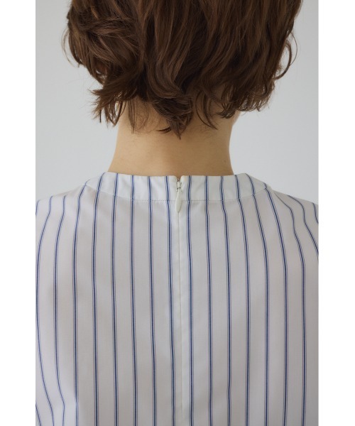 RIM.ARK(リムアーク)の「Drawstring big tops ドロストリングビッグトップス(Tシャツ/カットソー・レディース・ライトグリーン/ホワイト/マルチ/ネイビー・FREE)」の22枚目の写真