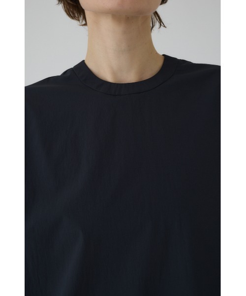 RIM.ARK(リムアーク)の「Drawstring big tops ドロストリングビッグトップス(Tシャツ/カットソー・レディース・ライトグリーン/ホワイト/マルチ/ネイビー・FREE)」の9枚目の写真