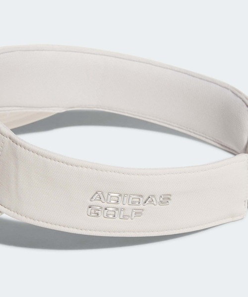 adidas（アディダス）の「撥水 メタルロゴ バイザー【adidas Golf/アディダスゴルフ】（サンバイザー・メンズ・ホワイト/ブラック/クリーム・LARGE/MEDIUM/X-LARGE）」の12枚目の写真