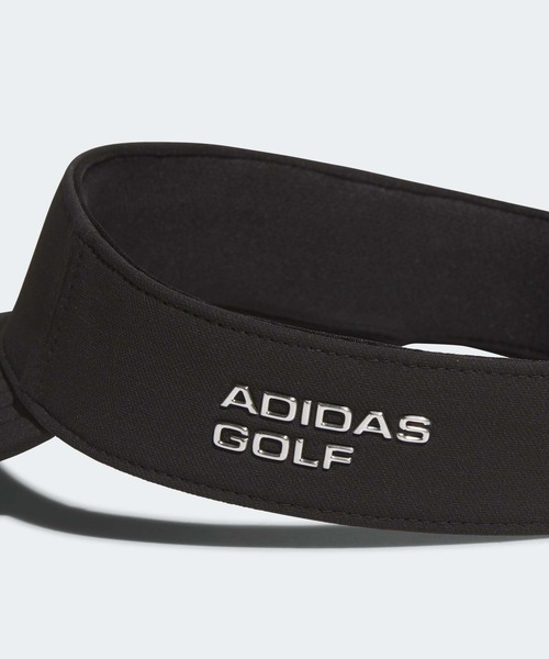 adidas（アディダス）の「撥水 メタルロゴ バイザー【adidas Golf/アディダスゴルフ】（サンバイザー・メンズ・ホワイト/ブラック/クリーム・LARGE/MEDIUM/X-LARGE）」の8枚目の写真