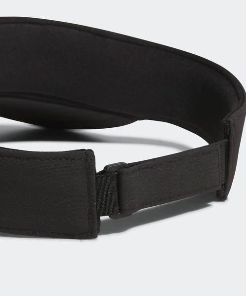 adidas（アディダス）の「撥水 メタルロゴ バイザー【adidas Golf/アディダスゴルフ】（サンバイザー・メンズ・ホワイト/ブラック/クリーム・LARGE/MEDIUM/X-LARGE）」の9枚目の写真