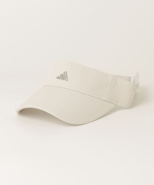 adidas（アディダス）の「撥水 メタルロゴ バイザー【adidas Golf/アディダスゴルフ】（サンバイザー・メンズ・ホワイト/ブラック/クリーム・LARGE/MEDIUM/X-LARGE）」の15枚目の写真