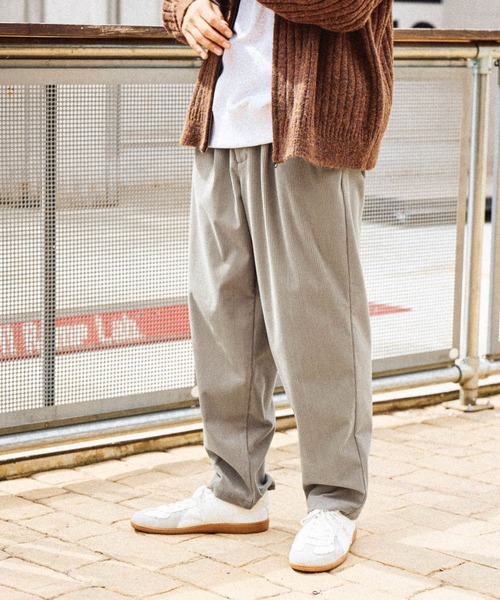 niko and...（ニコアンド）の「ワイドテーパードコールパンツ（その他パンツ・メンズ・セージグリーン/ダークブラウン/スモーク/ブラック/カーキ・LARGE/MEDIUM）」の5枚目の写真