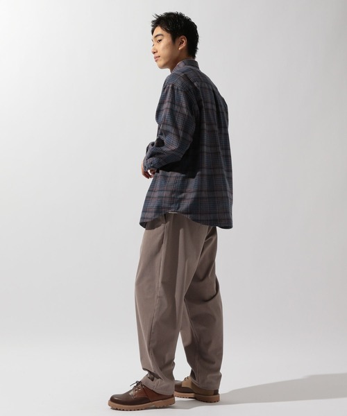 niko and...（ニコアンド）の「ワイドテーパードコールパンツ（その他パンツ・メンズ・セージグリーン/ダークブラウン/スモーク/ブラック/カーキ・LARGE/MEDIUM）」の16枚目の写真