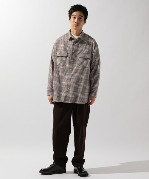 niko and...（ニコアンド）の「ワイドテーパードコールパンツ（その他パンツ・メンズ・セージグリーン/ダークブラウン/スモーク/ブラック/カーキ・LARGE/MEDIUM）」の22枚目の写真