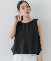 シャツ/ブラウス（ブラック/黒色系・袖なし）ファッション通販