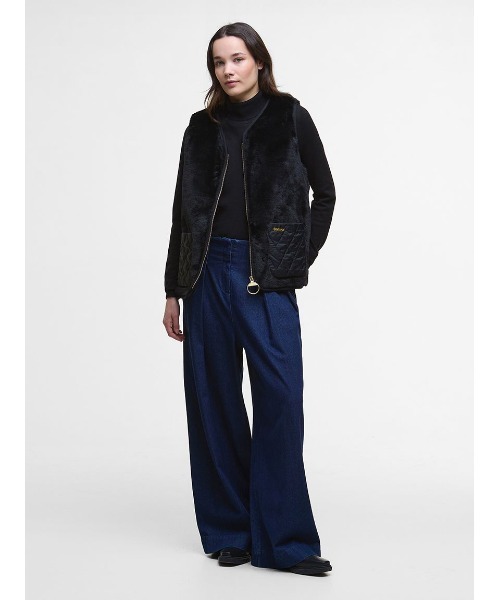 Barbour（バブアー）の「Karin ファーライナー（レディース）（その他アウター・レディース・ブラック/ブラウン・8/10）」の10枚目の写真