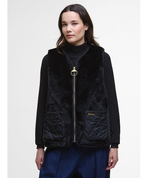 Barbour（バブアー）の「Karin ファーライナー（レディース）（その他アウター・レディース・ブラック/ブラウン・8/10）」の11枚目の写真