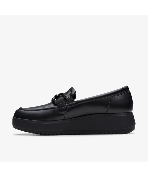 Clarks(クラークス)の「Zylah Top / ザイラトップ(ブラックレザー)(ローファー・レディース・ブラック・UK5/UK3/UK4.5/UK3.5/UK5.5/UK4/UK6)」の2枚目の写真