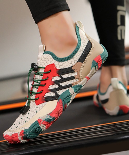 セール】メンズ レディース カラフル配色スニーカーライク軽量マリン