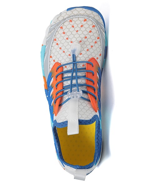 セール】メンズ レディース カラフル配色スニーカーライク軽量マリン