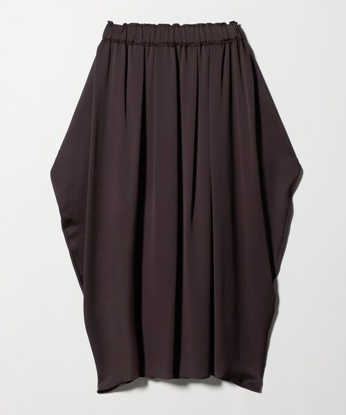 AEWEN MATOPH（イウエン マトフ）の「＜AEWEN MATOPH＞サテンコクーンスカート - ウォッシャブル -（スカート・レディース・ブラック/ダークブラウン・38/36）」の13枚目の写真