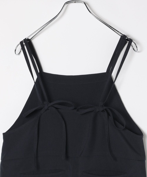 LEPSIM（レプシィム）の「バックリボンキャミサロペット　495910（サロペット/オーバーオール・レディース・ブラック/ネイビー・FREE）」の22枚目の写真