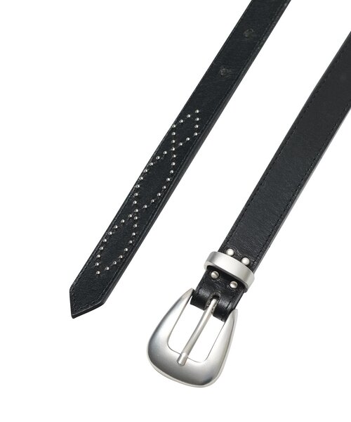 CIAOPANIC（チャオパニック）の「【DEFGARMENTS/デフガーメンツ】LEATHER STUD BELT（ベルト・レディース・ブラック/ブラウン・FREE）」の4枚目の写真