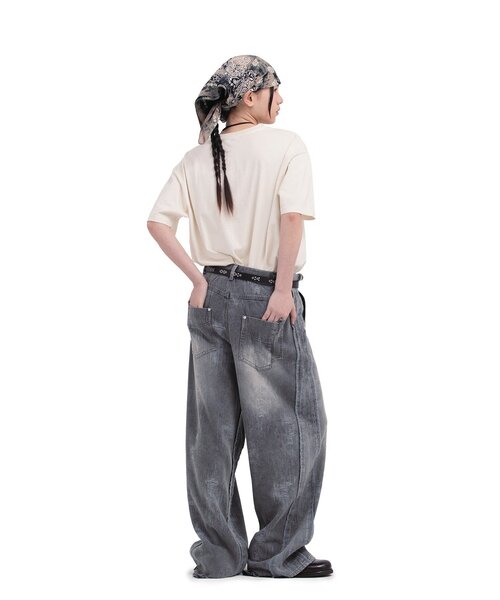 CIAOPANIC（チャオパニック）の「【DEFGARMENTS/デフガーメンツ】LEATHER STUD BELT（ベルト・レディース・ブラック/ブラウン・FREE）」の5枚目の写真