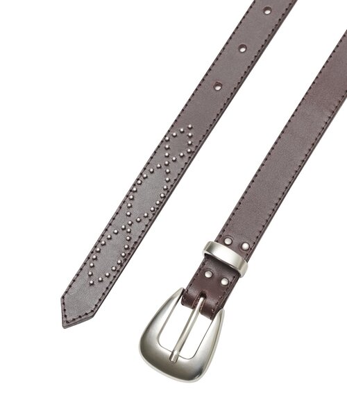 CIAOPANIC（チャオパニック）の「【DEFGARMENTS/デフガーメンツ】LEATHER STUD BELT（ベルト・レディース・ブラック/ブラウン・FREE）」の11枚目の写真