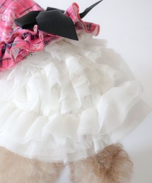 Diable baiser（ディアブルベーゼ）の「犬服レースチュールフリフリラブリースカート（ペットウェア）」