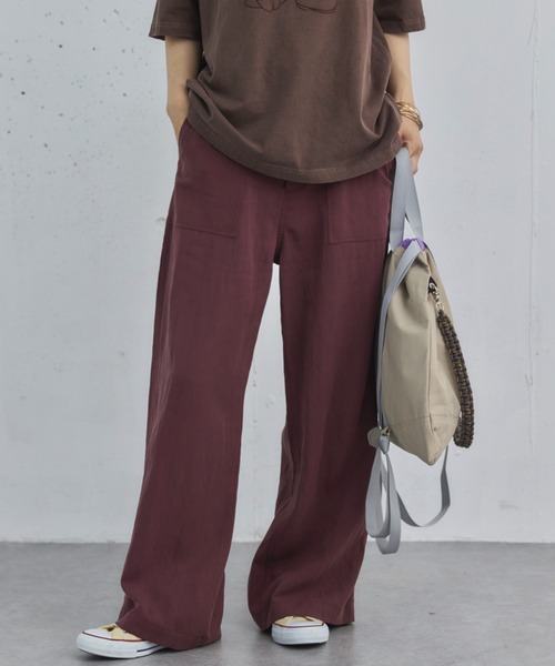 セール】【セットアップ対応】ワイドベイカーパンツ（その他パンツ