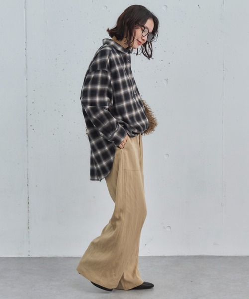 Doux archives（ドゥアルシーヴ）の「【セットアップ対応】ワイドベイカーパンツ（その他パンツ・レディース・ベージュ/ブラウン/ワイン・38/36）」の12枚目の写真