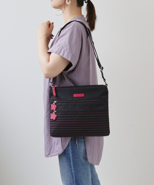 BACKYARD FAMILY(バックヤードファミリー)の「BORSETTIAMO PLANTURE ショルダーバッグ 749(ショルダーバッグ・レディース・グレー/ネイビー/ブラック・FREE)」の9枚目の写真