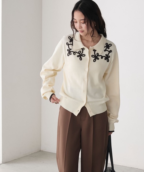 23SS　TTT＿MSW ニットポロカーディガン SINSS ポロシャツ Mesh knit polo cardigan / メッシュ