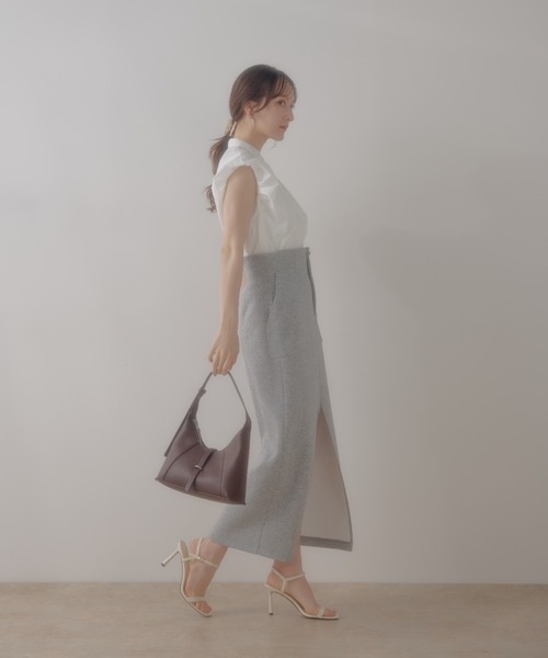 ECREL（エクレール）の「ベルトフラップミニバッグ（ショルダーバッグ・レディース・ベビーピンク/ブラウン・FREE）」の17枚目の写真