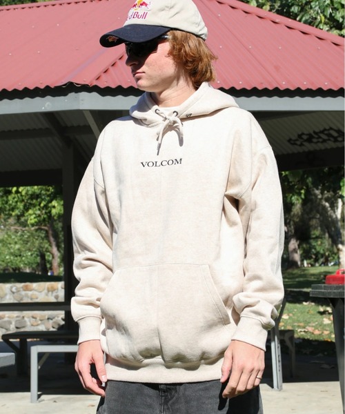 【VOLCOM/ボルコム】 Stone Pullover Hoodie Fleece /ロゴワンポイントプルオーバーパーカー・フーディー