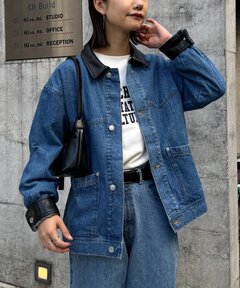 リーバイスレッド　短丈デニムジャケット　LYDIA　ワーク期　03年　着用感M リーバイスレッド 短丈デニムジャケット LYDIA ワーク期 03年