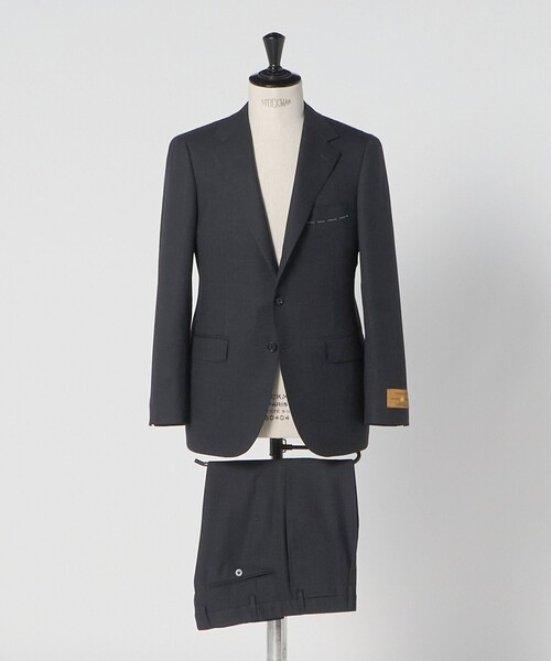 山栄 バーズアイ シングル3ボタン スーツ REGULAR MODEL‐ストレッチ